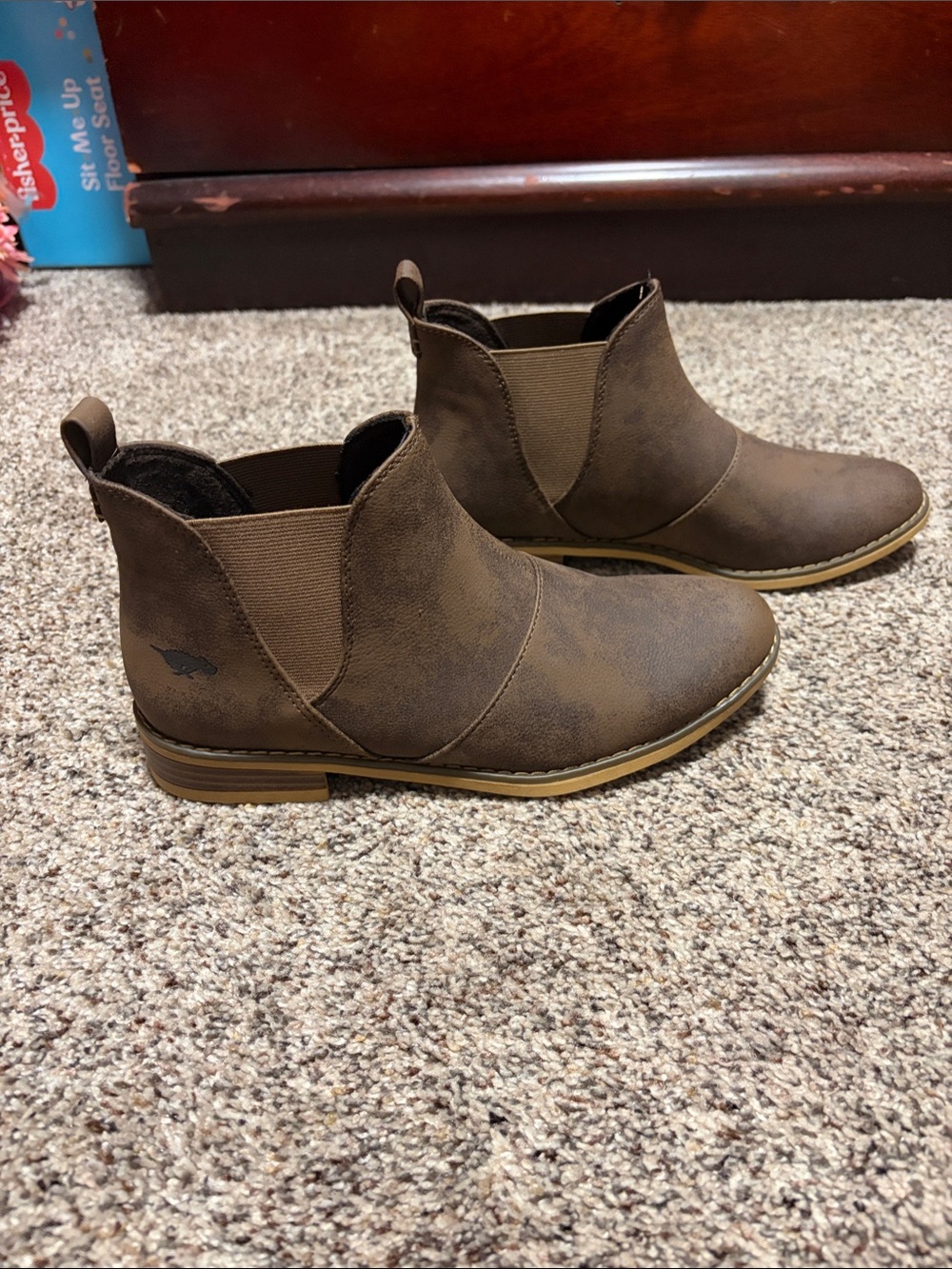 Brown Slip-On Rocket Dog Ankle Boots